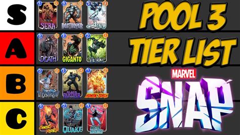 marvel snap best cards|tier list marvel snap cards.